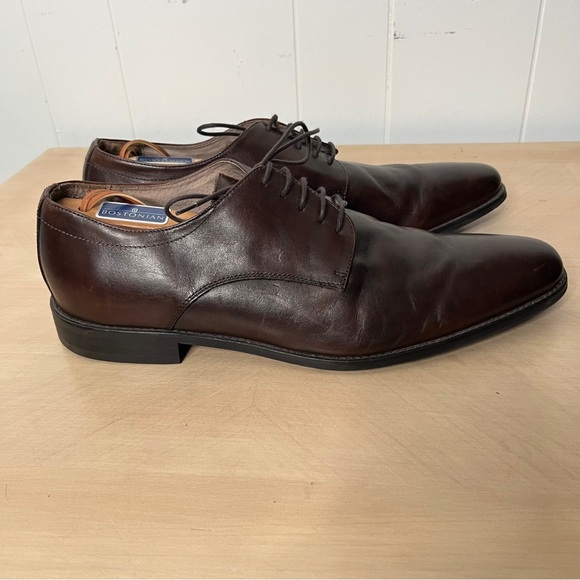 Banana Republic Men's Dark Brown Leather Dress Shoes Size 11.5 Oxfords - Picture 4 of 13
